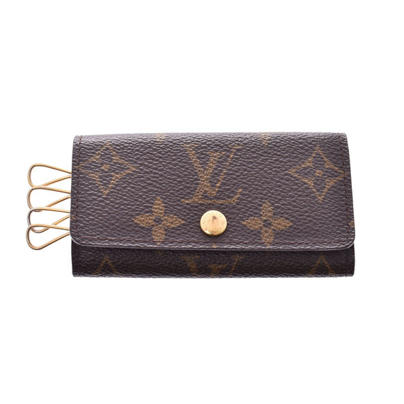 Louis Vuitton Key Case Leather Monogram Brown - Picture 1 of 12